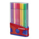 STABILO Fasermaler pen 68 ColorParade 1mm sort. 20 St./Pack.-1