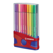STABILO Fasermaler pen 68 ColorParade 1mm sort. 20 St./Pack.