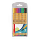 STABILO Fineliner point 88 8810 0,4mm farbig sortiert 10 St./Pack.