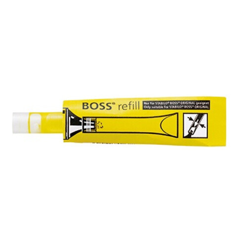 STABILO Nachfüllpatrone BOSS refill 070/24 für BOSS ORIGINAL 3ml gelb