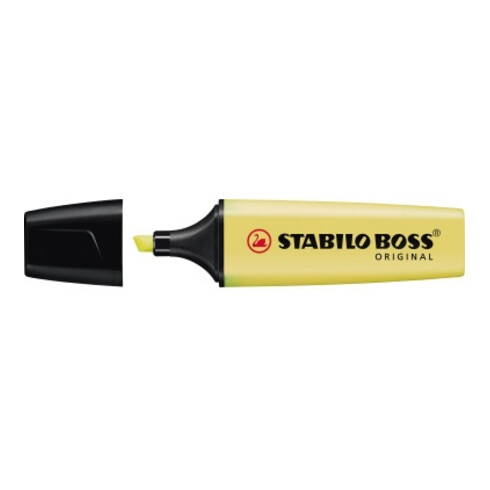 STABILO® Textmarker BOSS ORIGINAL 70/144 Pastel pudriges gelb