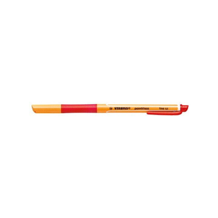 STABILO Tintenroller pointVisco 1099/40 0,5mm Kappenmodell rot