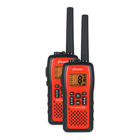 stabo Funkgerät Set freecomm850 8 Kanäle Reichweite 10 km