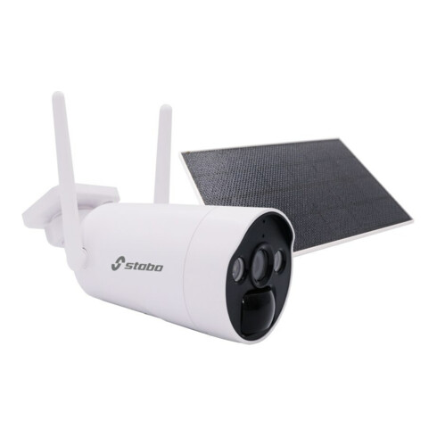 stabo Kit de vidéosurveillance couleur sans fil Caméra supplémentaire Solar Outdoorcam-Solar HD 110° pour