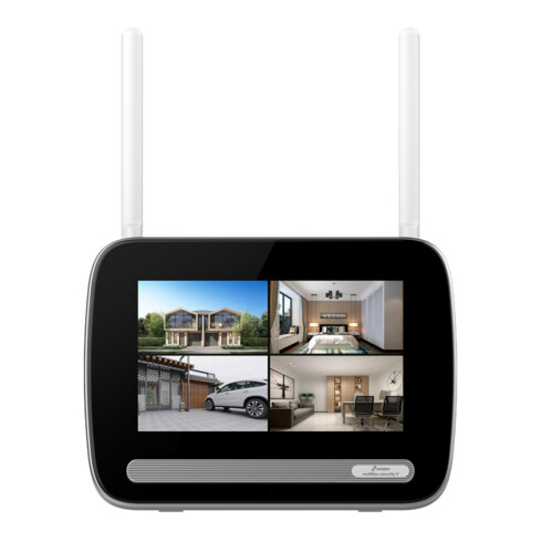 stabo Set de vidéosurveillance couleur sans fil Multifon Security V