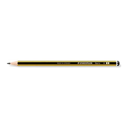 STAEDTLER Bleistift Noris 120-1 B sechskantform gelb/schwarz