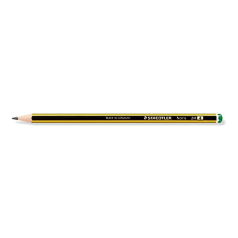 STAEDTLER Bleistift Noris 120-4 2H sechskantform gelb/schwarz