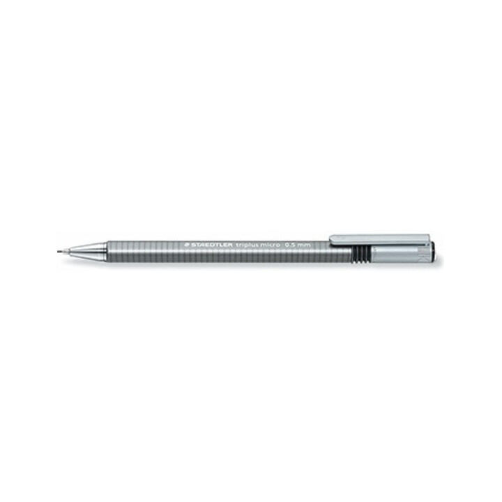 STAEDTLER Druckbleistift triplus micro 774 25 0,5mm B +Radierer grau