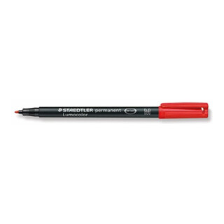 STAEDTLER Folienschreiber Lumocolor 317-2 1mm permanent rot