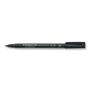 STAEDTLER Folienschreiber Lumocolor 317-9 1mm permanent schwarz