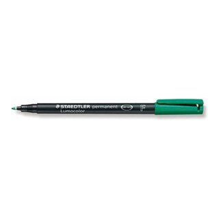 STAEDTLER Folienschreiber Lumocolor 318-5 0,6mm permanent grün