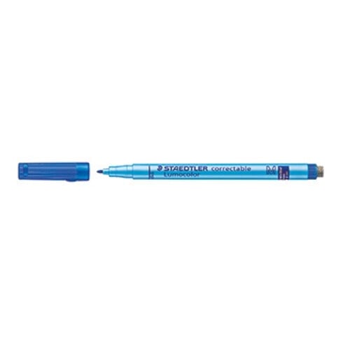 STAEDTLER Folienschreiber Lumocolor correctable 305 M-3 1mm blau