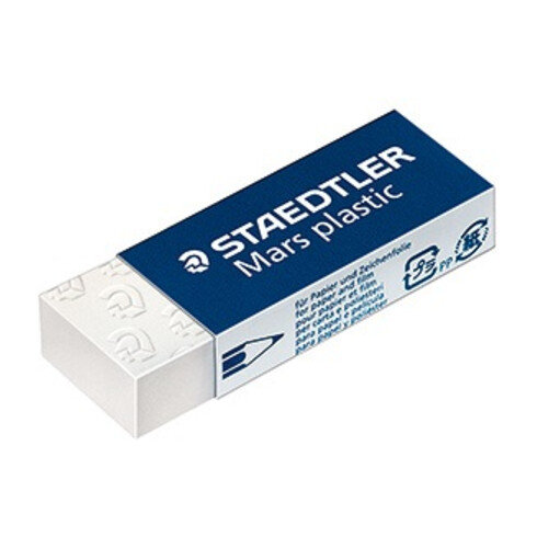 STAEDTLER Radierer Mars plastic 526 50 65x13x23mm PVC weiß