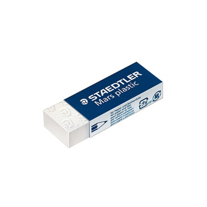 STAEDTLER Radierer Mars plastic 526 50 65x13x23mm PVC weiß