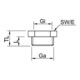 Stahl Réduction EEx-e M32/M25 noire 109382