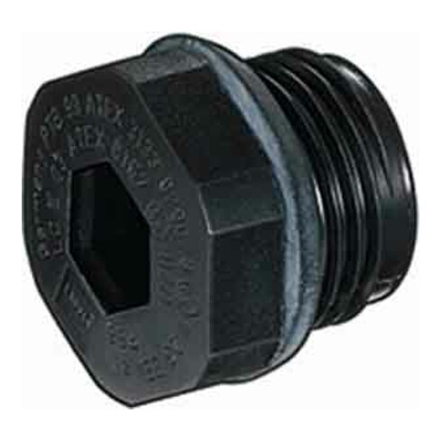 Stahl Verschlussstopfen 8290/3-M20