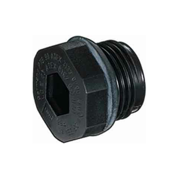 Stahl Verschlussstopfen M25x1,5 8290/3-M25