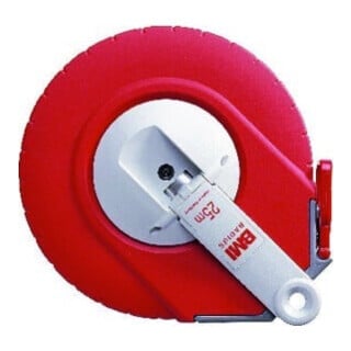 Stahlbandmaß Radius L.30m mm/- weiß Flextop BMI Genauigk.II