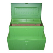 Stahlblech Boîte en tôle d'acier verte 690×360×310mm (H × I × P)