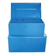 Stahlblechkoffer bleu 830 × 440 × 340 mm (H × I × P)