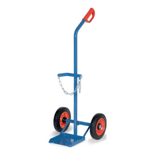 Stahlflaschenkarre f.Flascheninhalt 1x20-50l Vollgummi-Bereifung Trgf100kg FETRA