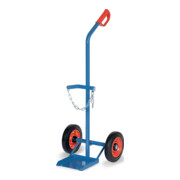 Stahlflaschenkarre f.Flascheninhalt 1x20-50l Vollgummi-Bereifung Trgf100kg FETRA-1