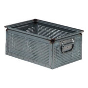 Stahllochkasten GR.272-4 EDELSTAHL L=450 P=300 H=200