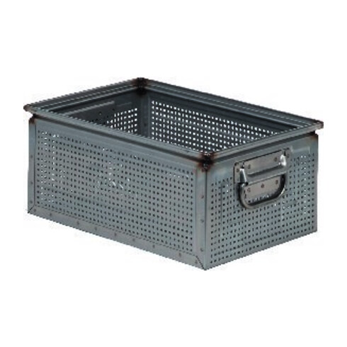 Stahllochkasten GR.272-4 VERZINKT MM L=450 P=300 H=200