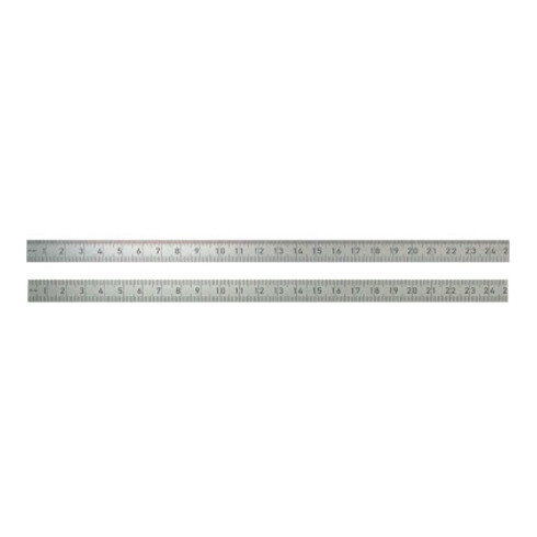 Stahlmaßstab 962 L.150mm Q.13x0,5mm 1/2mm-1/1mm biegsam rostfrei BMI