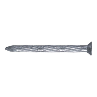Stahlnagel BÄR D.2,7xL.40mm STA gehärtet metallisiert, 250 Stück