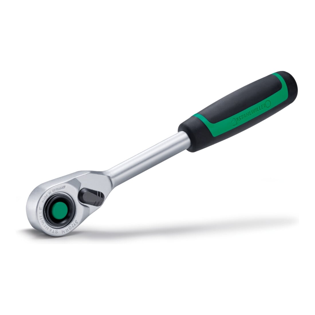 Stahlwille 1/2" (12,5mm) Feinzahnknarre RSW.4.5° L.265,5mm a 23 mm