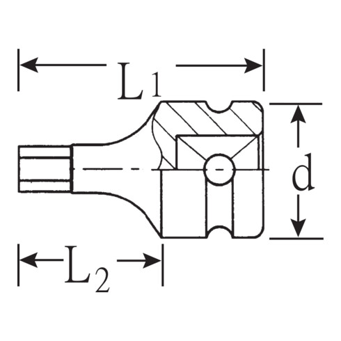 Stahlwille 54IMP IMPACT INHEX-Einsätze