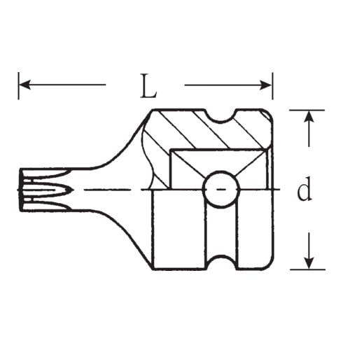 Stahlwille IMPACT-Schraubendrehereinsätze 2307TX