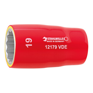 Stahlwille 1/2" (12,5mm) VDE-Steckschlüsseleinsatz SW.19mm L.56mm