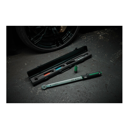 Stahlwille 1/2“ Drehmomentschlüssel-Set 40-200 N·m, Radmontage-Set 5-tlg. 750NR/200/3/1
