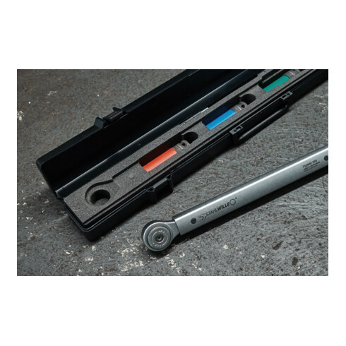 Stahlwille 1/2“ Drehmomentschlüssel-Set 40-200 N·m, Radmontage-Set 5-tlg. 750NR/200/3/1