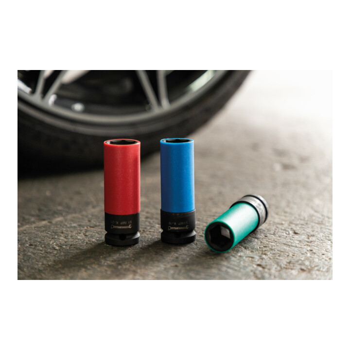 Stahlwille 1/2“ Drehmomentschlüssel-Set 40-200 N·m, Radmontage-Set 5-tlg. 750NR/200/3/1