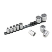 Stahlwille 1/2 Satz Steckschlüsselsatz mit Clip-Leiste 10-32 mm 10-teilig-3