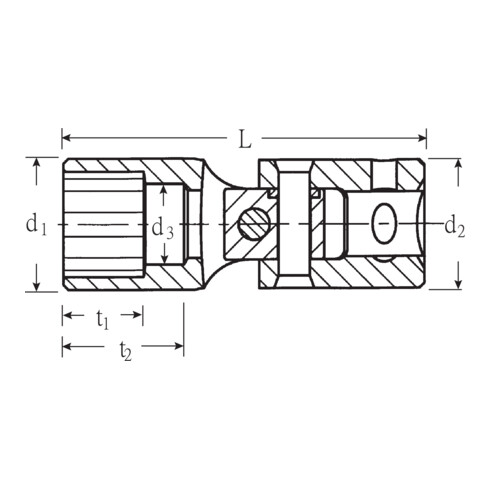 Stahlwille 402 Gelenk-Steckschlüsseleinsätze