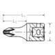 Stahlwille 1/4" (6,3mm) Schraubendrehereinsatz PH Gr.4 L.28mm