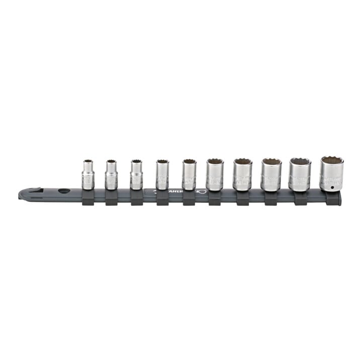Stahlwille 1/4 Satz Steckschlüsselsatz mit Clip-Leiste 5-14 mm 10-teilig