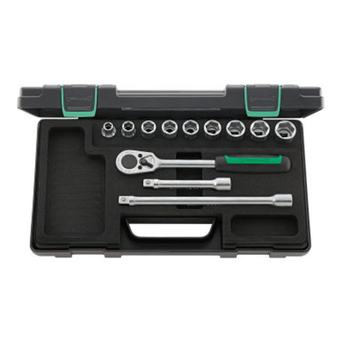 Stahlwille 12,5 mm (1/2") Steckschlüssel-Garnitur 12tlg. 2878 g