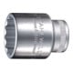 Stahlwille 12-kant dopsleutelbit, 1/2 inch, Sleutelwijdte: 14 mm