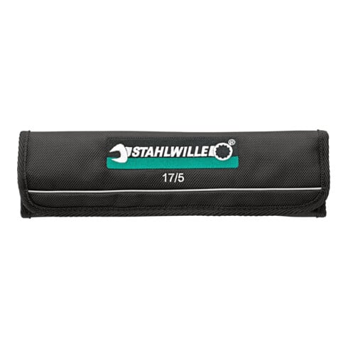 Stahlwille 17/5 Ratschen-Ringmaulschlüssel Set 5-tlg. in robuster Rolltasche