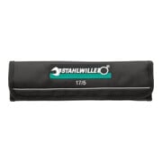 Stahlwille 17/5 Ratschen-Ringmaulschlüssel Set 5-tlg. in robuster Rolltasche