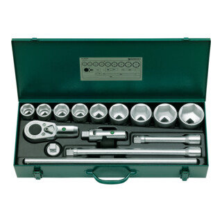 Stahlwille 3/4" (20mm) dopsleutelbitsleutelset no.55/9/6 N 15delig