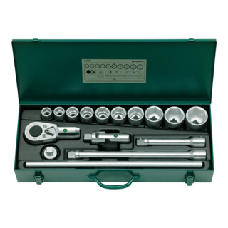 Stahlwille 3/4" (20mm) dopsleutelbitsleutelset nr.55/10/6 16delig