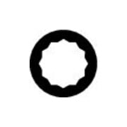 Stahlwille 3/8" (10mm) dopsleutelbit nr.45/49/32/5TX KN 37delig