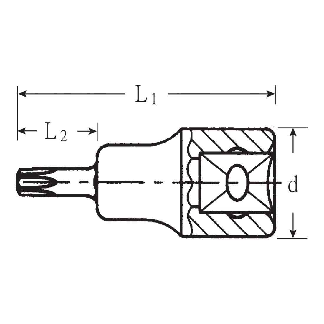 Stahlwille Schraubendrehereinsätze 49X 52 mm 20 mm