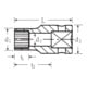 Stahlwille 3/8" (10mm) Steckschlüsseleinsatz Spline SW.7/16" L.28mm d1 18,8 mm